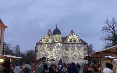 Schloss Königs Wusterhausen illuminiert